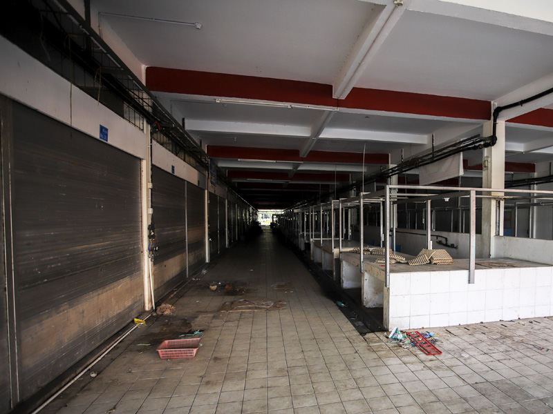 Pasar TPID Di Batam Terbengkalai