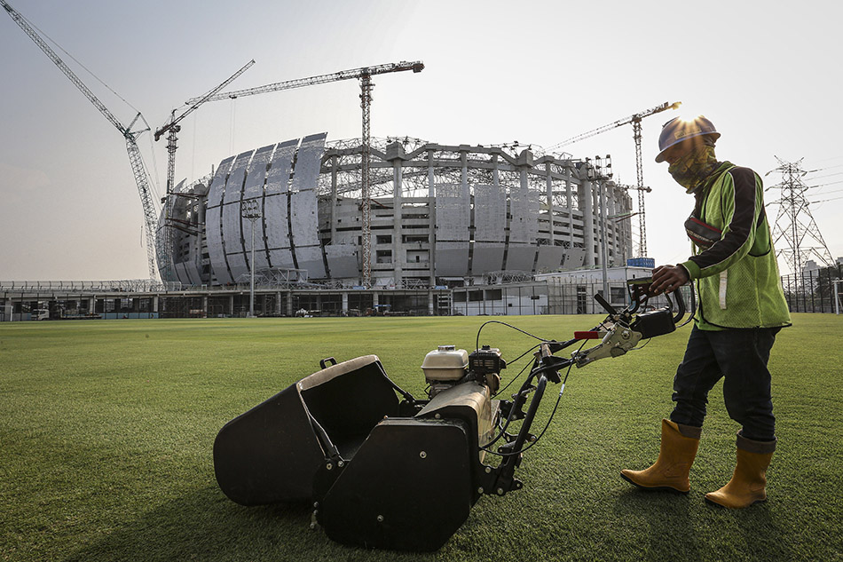 Progres pembangunan Jakarta International Stadium