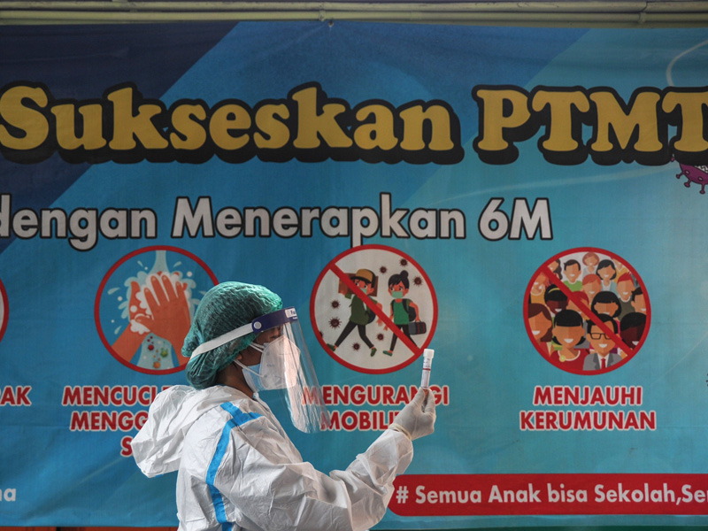 Tes Antigen Acak Bagi Siswa SD Di Bandung