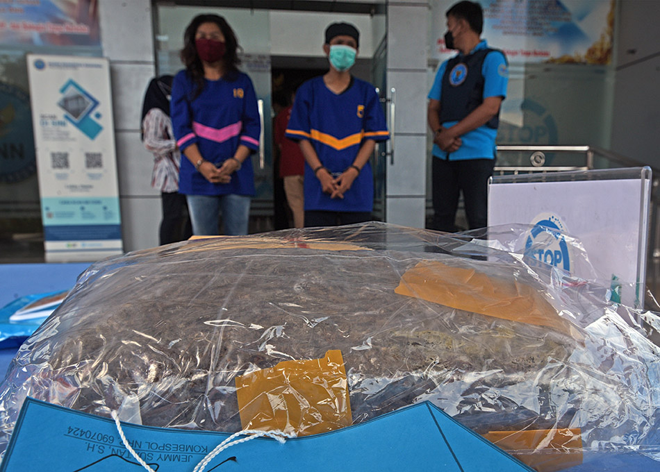 Pemusnahan Narkotika di Serang