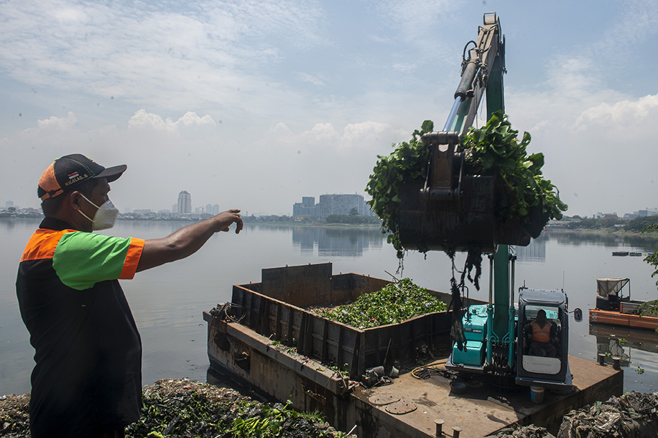 Pembersihan Waduk Pluit