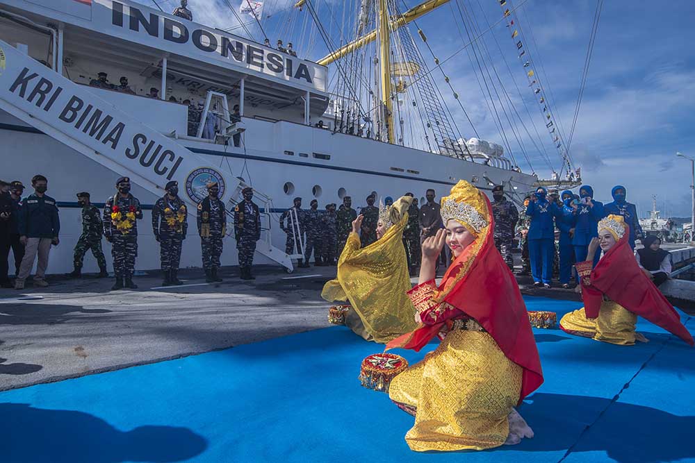 KRI Bima Suci Tiba di Sabang