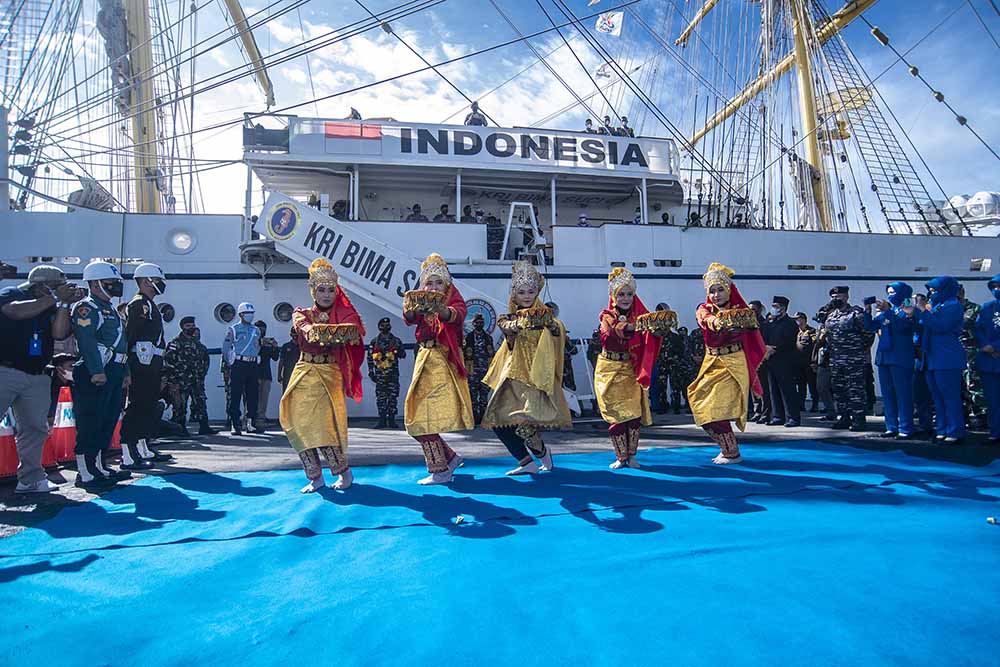 KRI Bima Suci Tiba di Sabang
