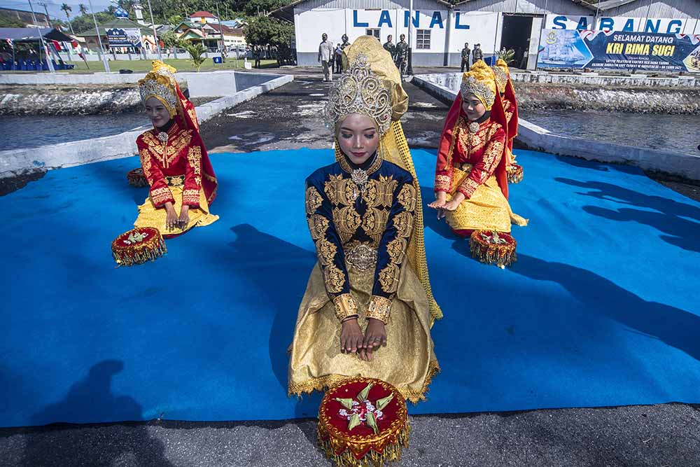 KRI Bima Suci Tiba di Sabang