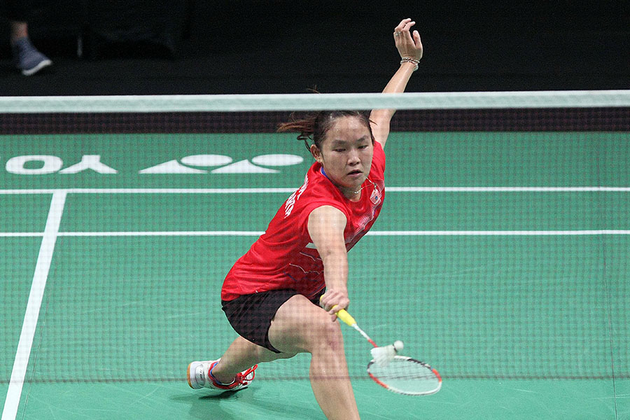 Ruselli Kandaskan Rakhmatul Dalam Penyisihan Tunggal Putri