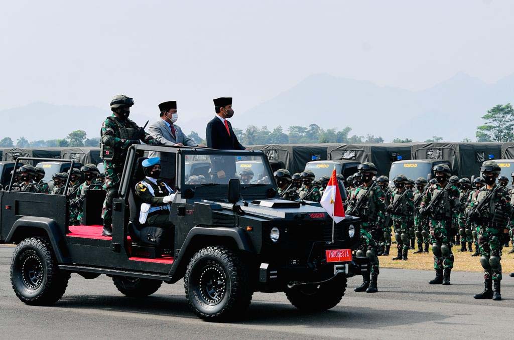 Upacara Penetapan Komponen Cadangan Pasukan Pertahanan