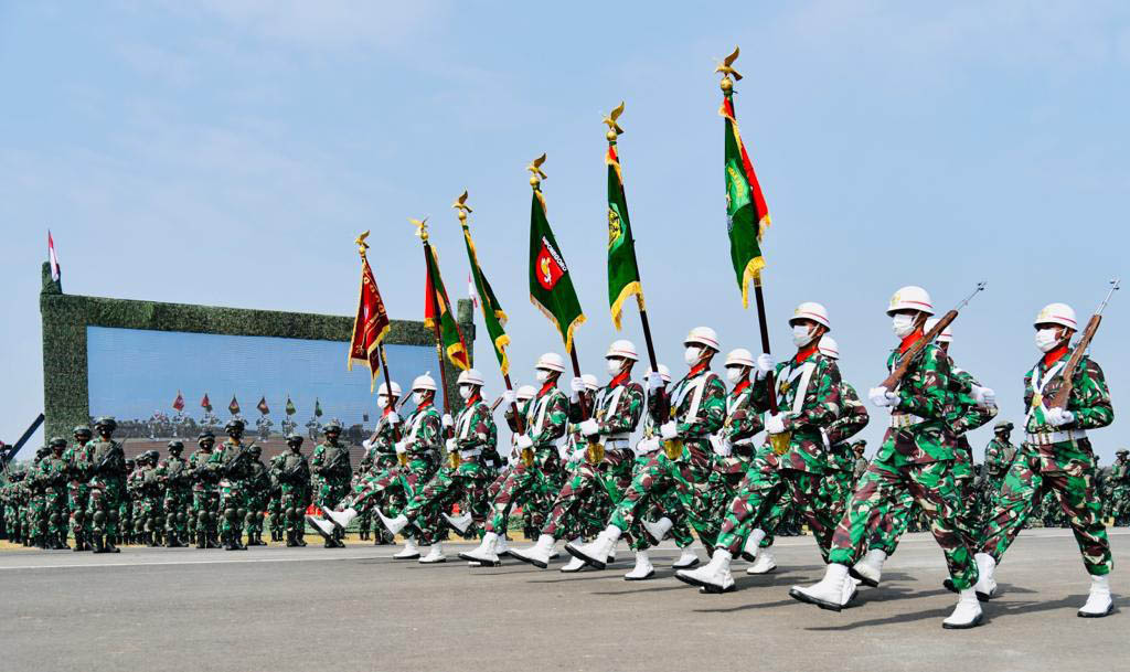 Upacara Penetapan Komponen Cadangan Pasukan Pertahanan