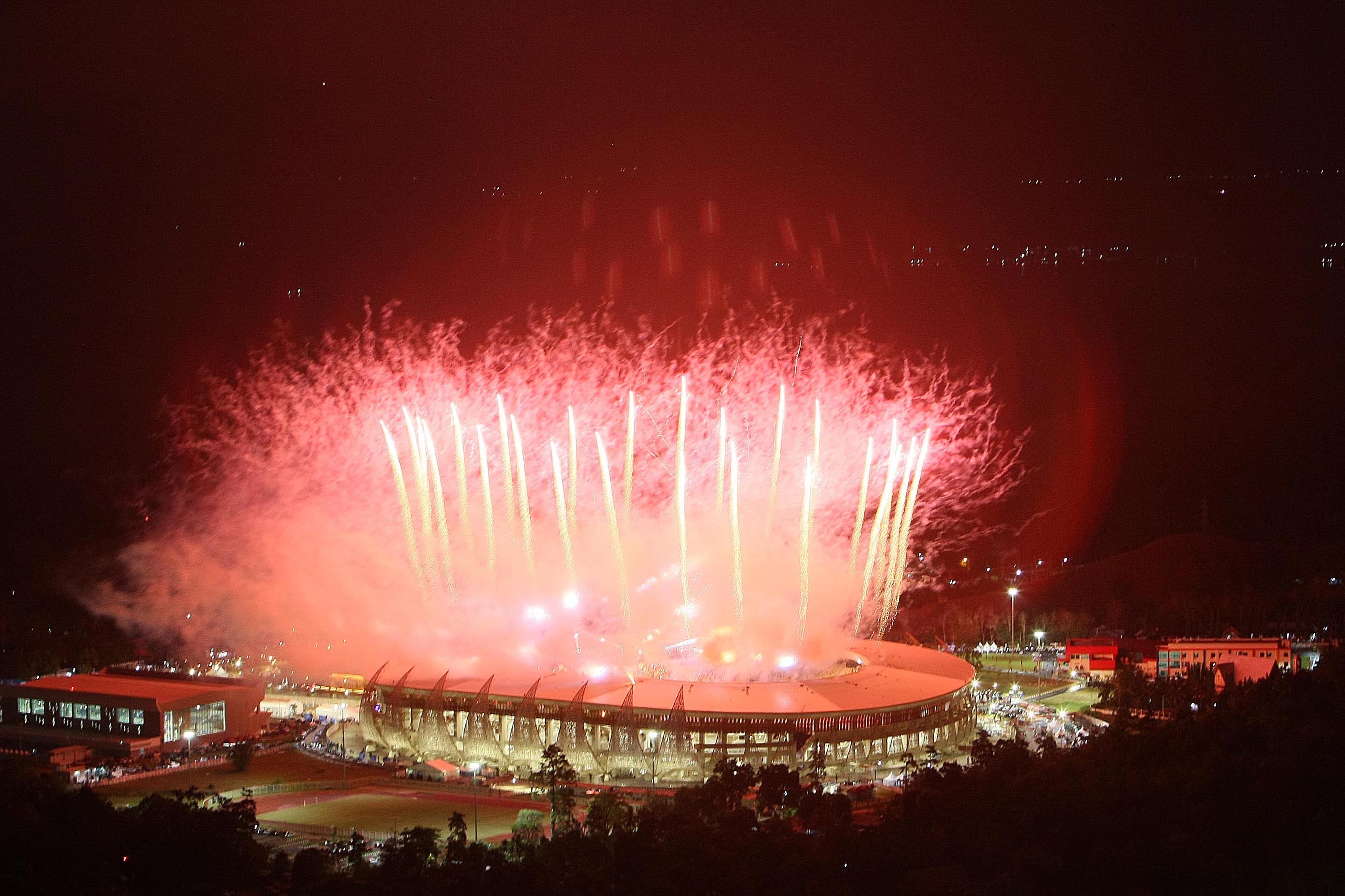 Pesta Kembang Api Pembukaan PON XX Papua