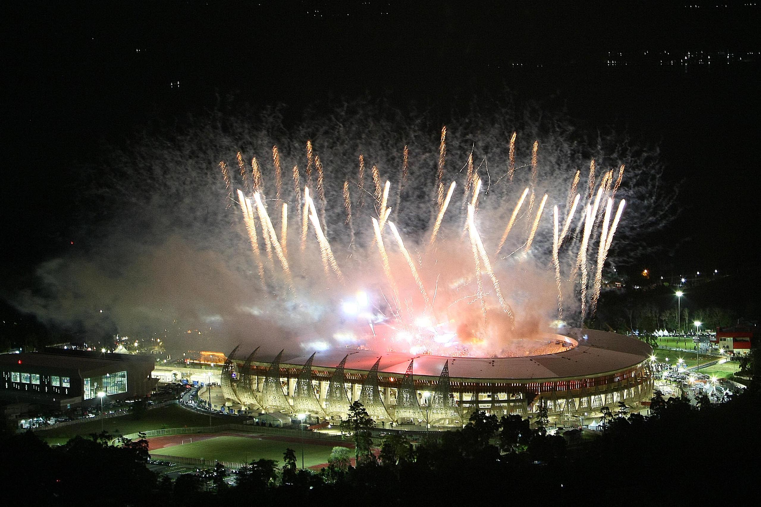 Pesta Kembang Api Pembukaan PON XX Papua