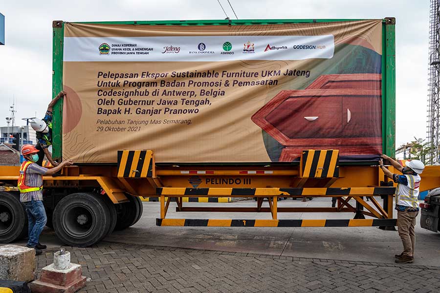 Pelepasan Ekspor Perdana Produk UKM Jawa Tengah ke Belgia 