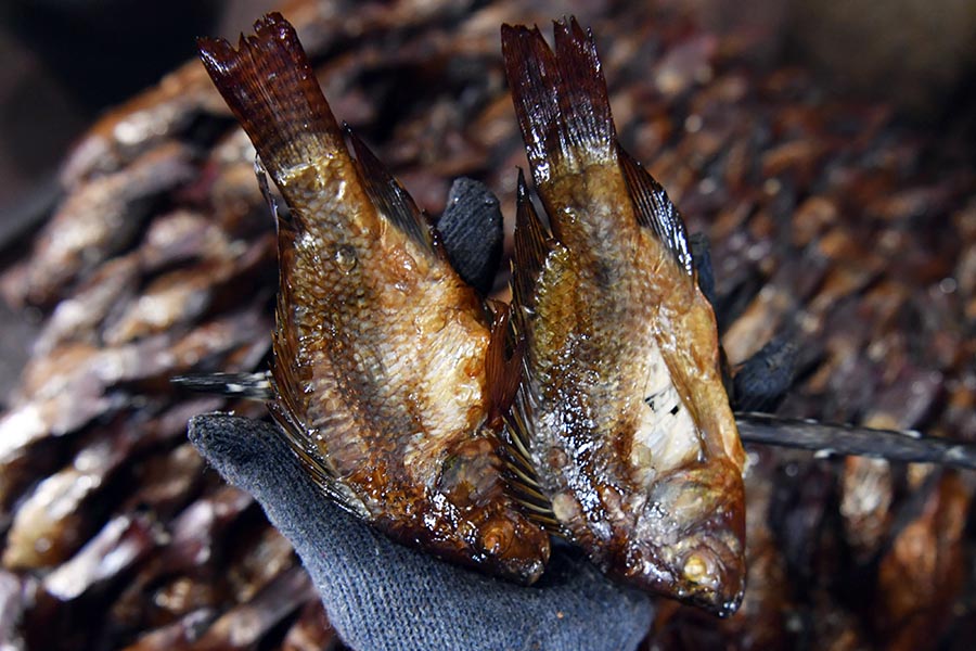 Industri di Kampung Ikan Asap Penatarsewu Sidoarjo   