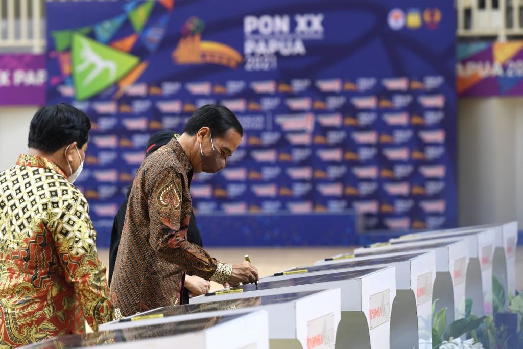 Jokowi Resmikan 7 Arena Pertandingan PON XX Papua