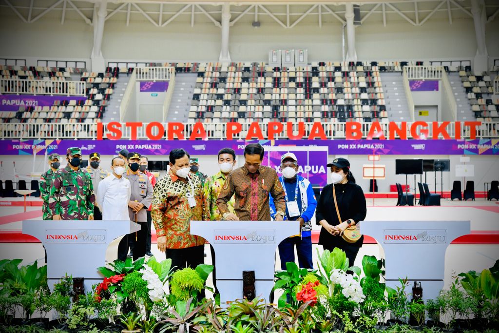 Jokowi Resmikan 7 Arena Pertandingan PON XX Papua