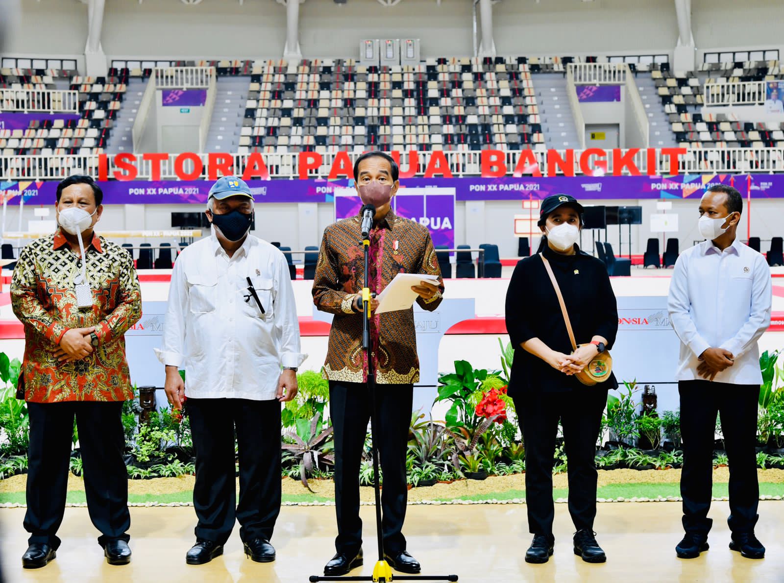 Jokowi Resmikan 7 Arena Pertandingan PON XX Papua