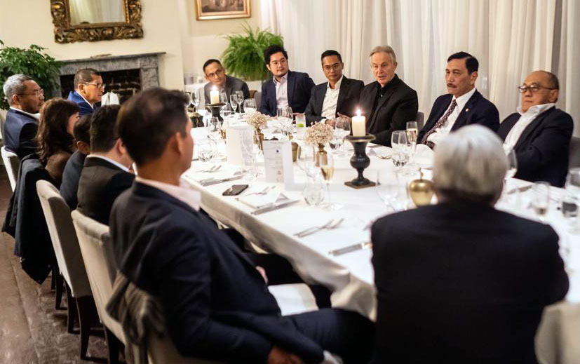 Menko  Luhut dan Kadin Bertemu Tony Blair Bahas Isu Lingkungan dan Ibu Kota Baru
