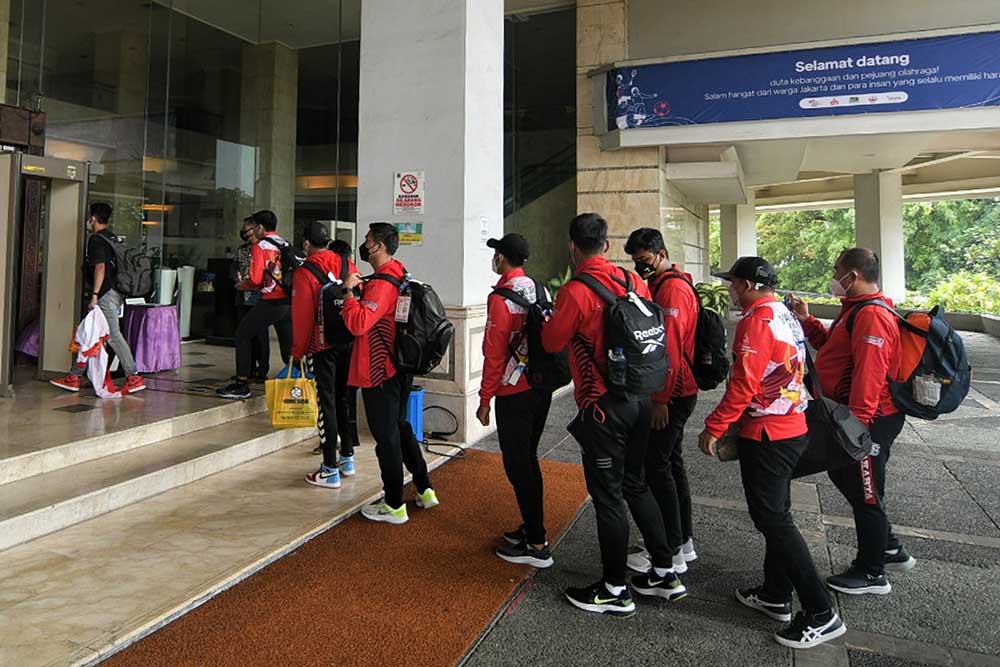  Atlet dan official Kontingen DKI Jakarta Jalani Karantina