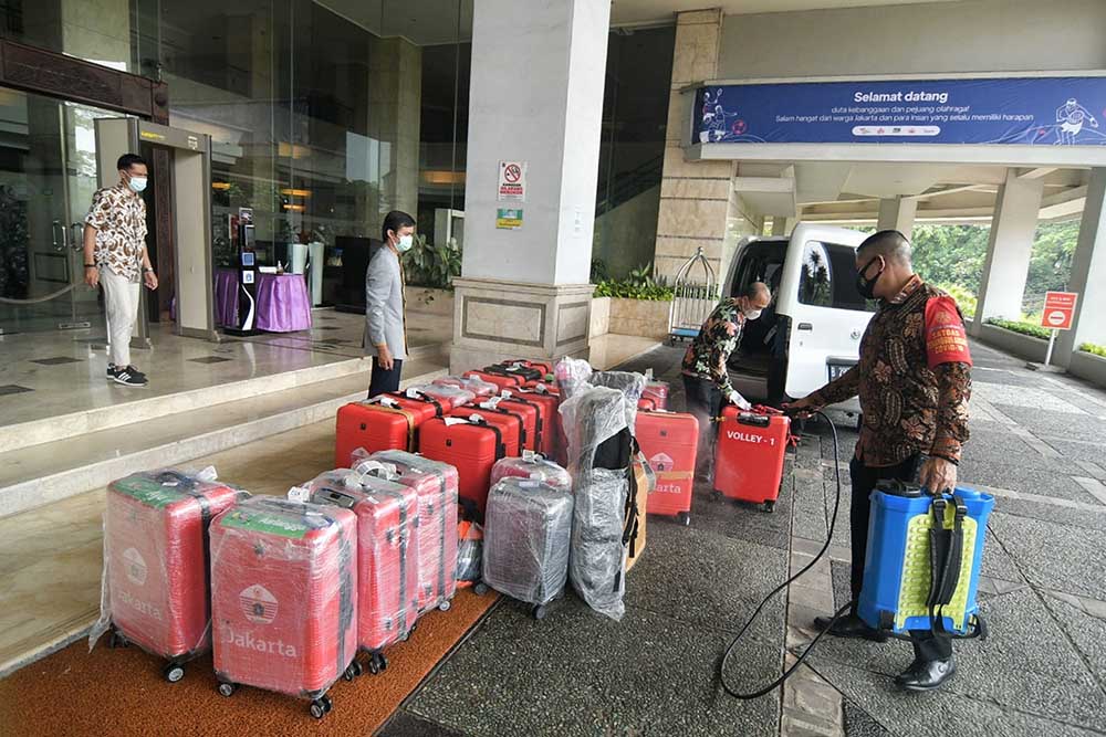  Atlet dan official Kontingen DKI Jakarta Jalani Karantina