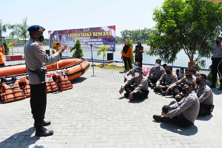 Latihan Siaga Bencana di Kota Madiun 
