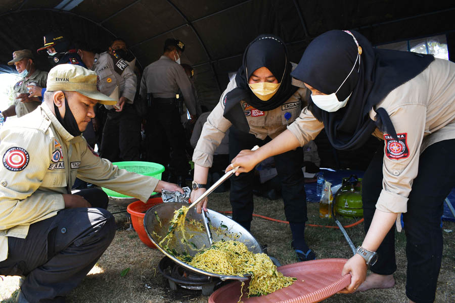 Latihan Siaga Bencana di Kota Madiun 