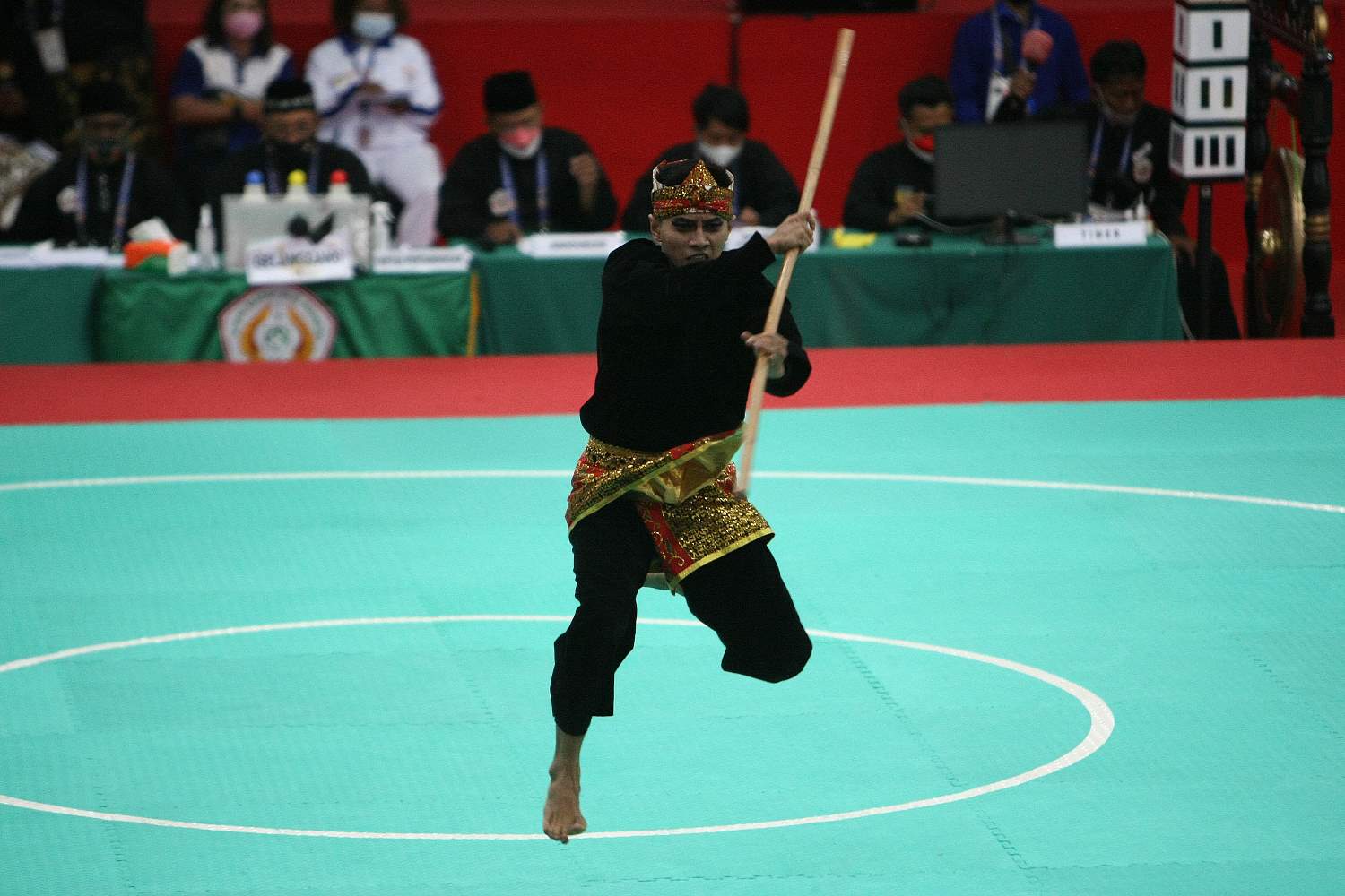 Pesilat Jawa Barat Asep Yuldan Sani  Berhasil Merebut Medali Emas