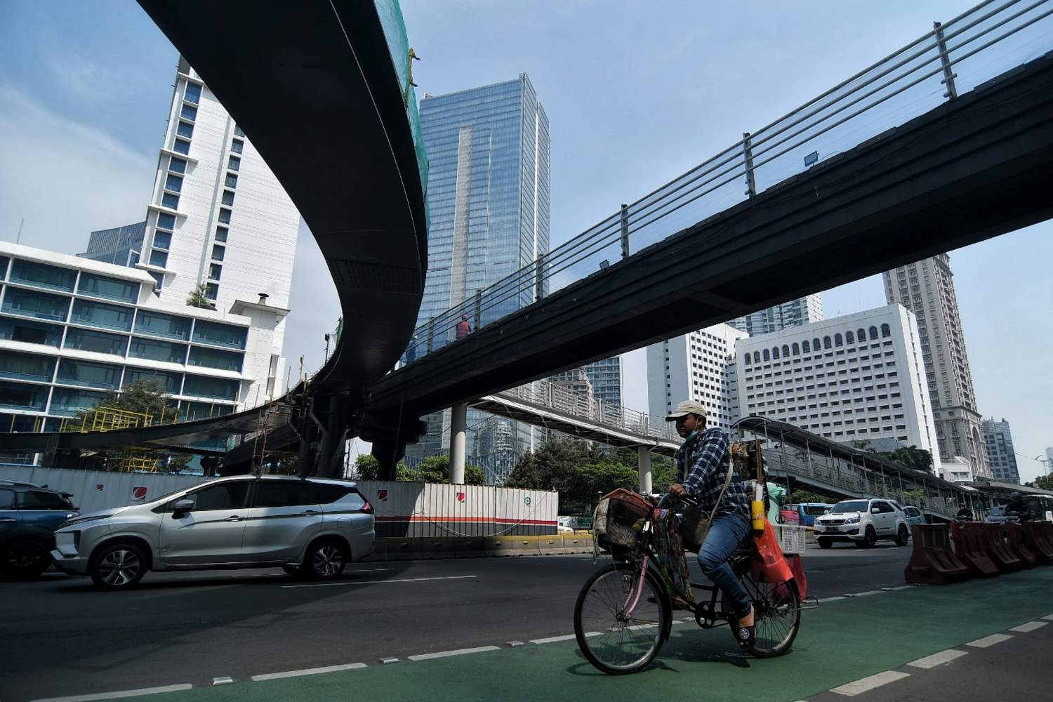 Progres Pembangunan JPO Dan JPS di Kawasan Sudirman Jakarta