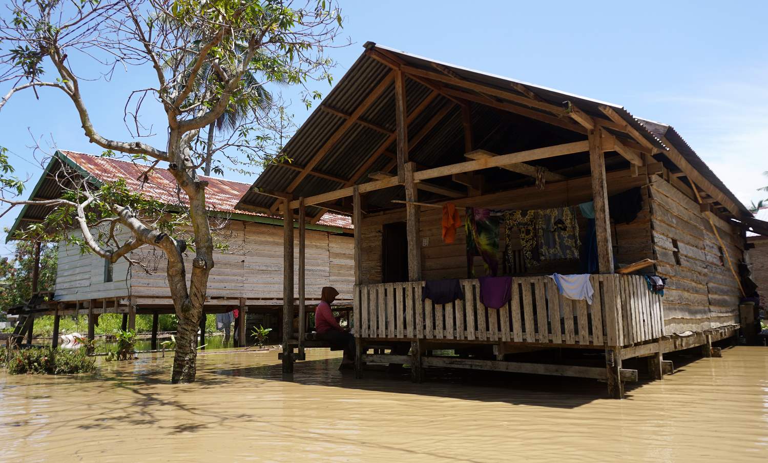 Banjir Luapan Air Sungai di Mamuju