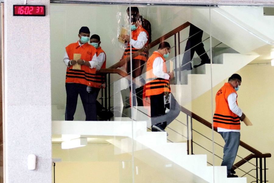 Lima Tersangka Jalani Pemeriksaan Bersama di KPK 