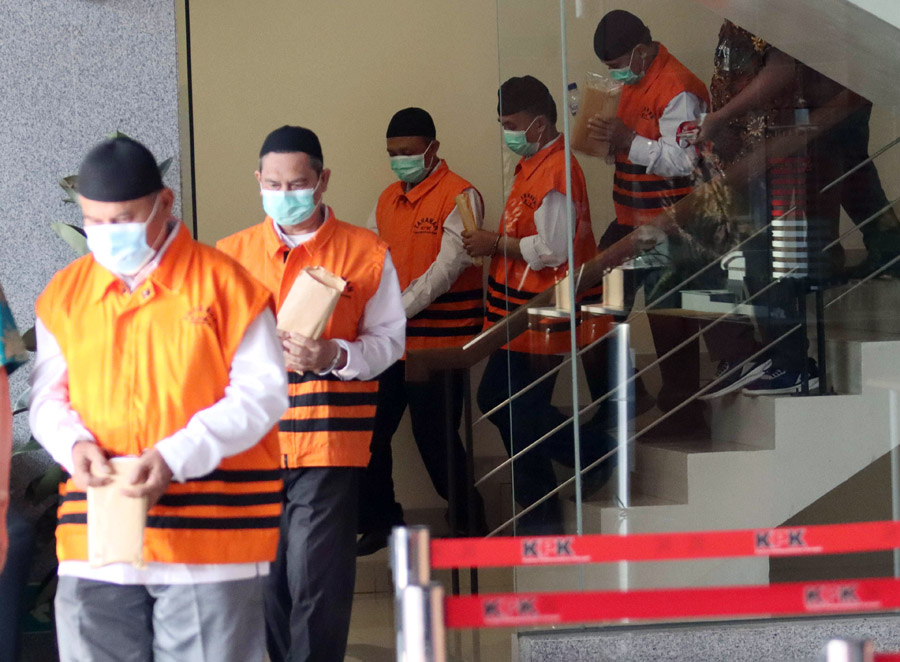 Lima Tersangka Jalani Pemeriksaan Bersama di KPK 