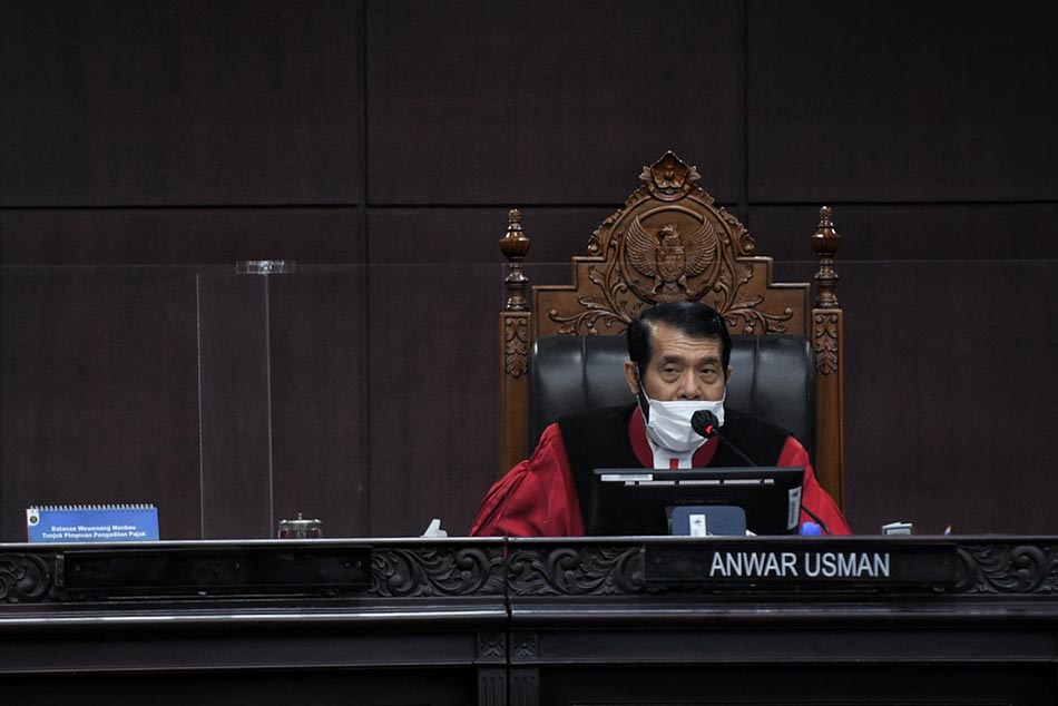 Sidang MK Uji  Materiil Tentang Komisi Yudisial 