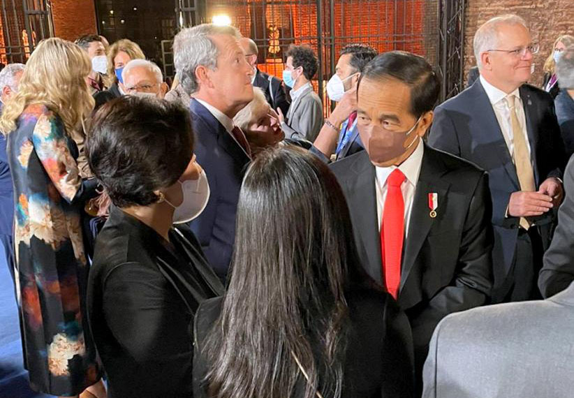 Presiden Joko Widodo Bertemu Pemimpin Negara G20 di Roma