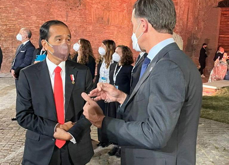 Presiden Joko Widodo Bertemu Pemimpin Negara G20 di Roma