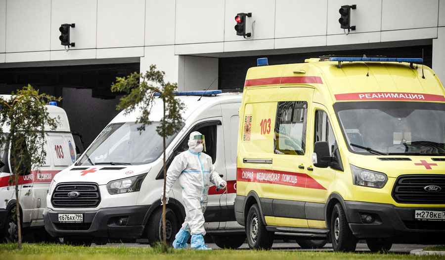 Sebanyak 984 Kematian Akibat Covid-19 Dalam 24 Jam di Rusia 