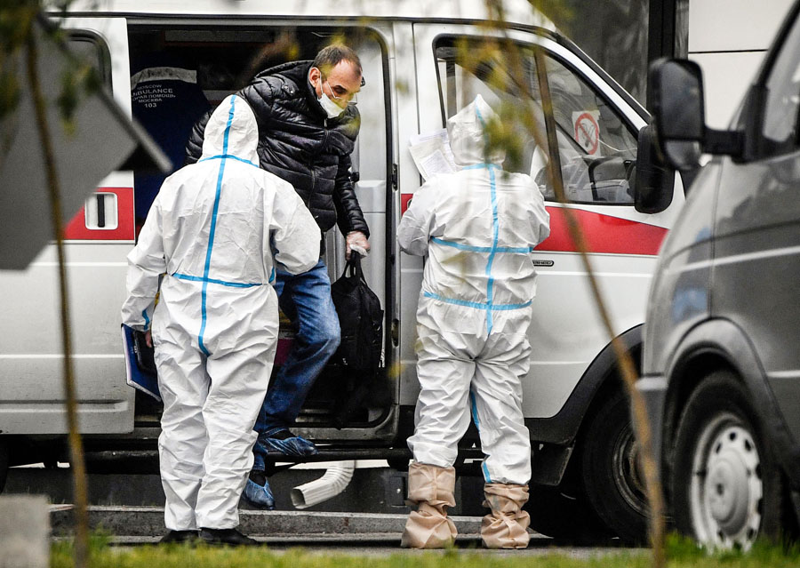 Sebanyak 984 Kematian Akibat Covid-19 Dalam 24 Jam di Rusia 