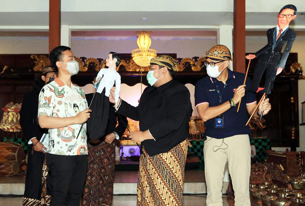 Sandi-Gibran Sepakat Kembangkan Kesenian dan Ekraf Untuk Pemulihan Ekonomi