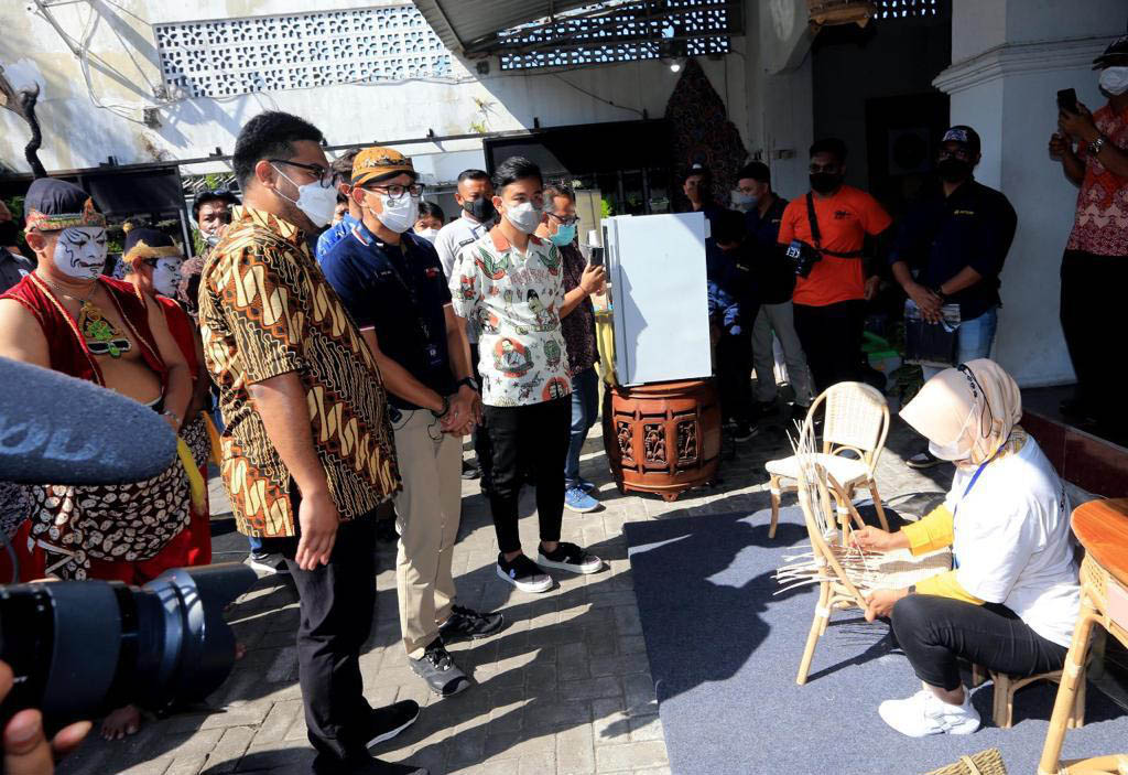 Sandi-Gibran Sepakat Kembangkan Kesenian dan Ekraf Untuk Pemulihan Ekonomi