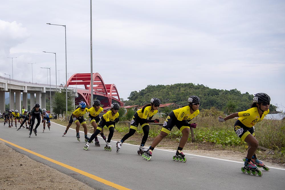Final Sepatu Roda Marathon Putri