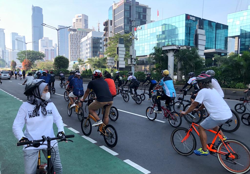 Kawasan Bundaran HI-Sudirman-Thamrin Kembali Penuh 