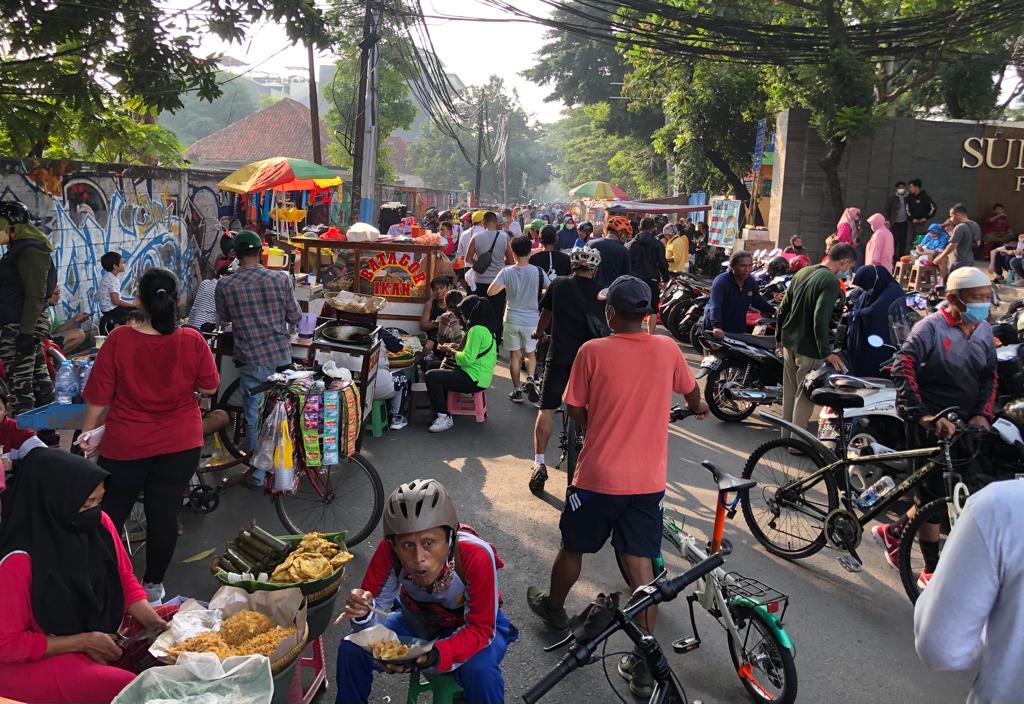 Kawasan Bundaran HI-Sudirman-Thamrin Kembali Penuh 