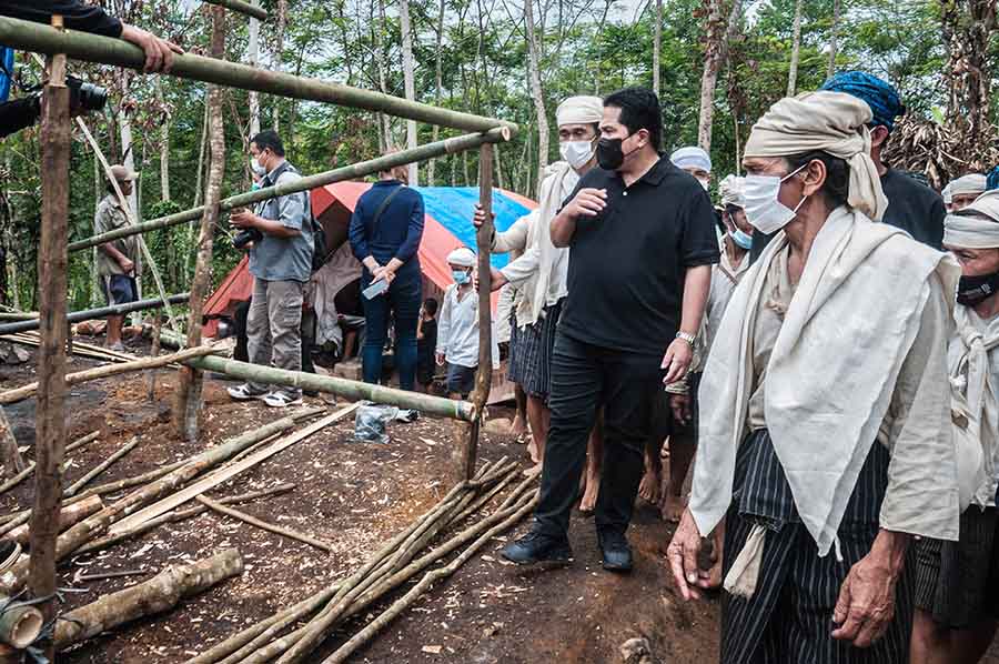 Bantuan BUMN untuk Korban Kebakaran Baduy 
