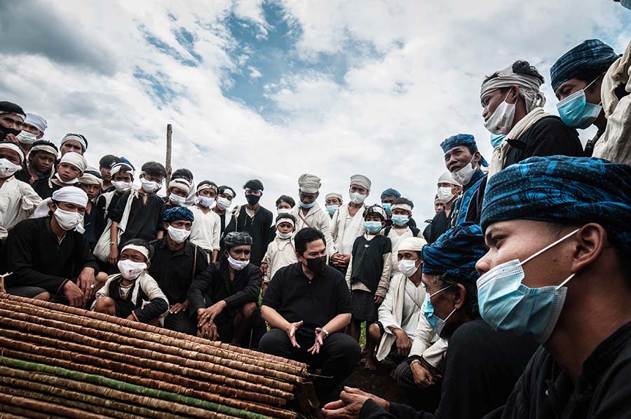 Bantuan BUMN untuk Korban Kebakaran Baduy 