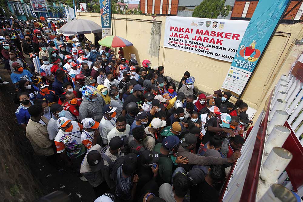 Antusiasme Pendukung Tuan Rumah