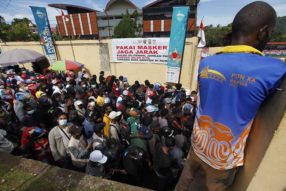 Antusiasme Pendukung Tuan Rumah