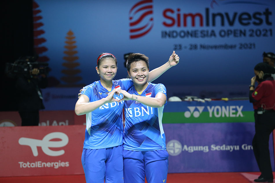 Greysia/Apriyani Melaju ke Final Indonesia Open 2021