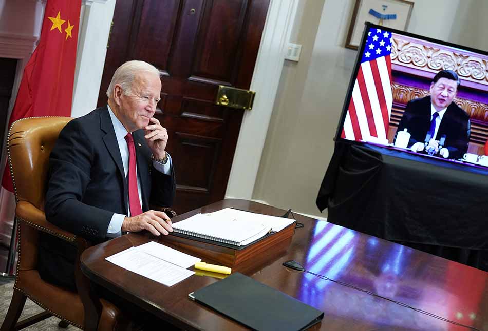 Pertemuan Virtual Biden dengan  Xi Jinping