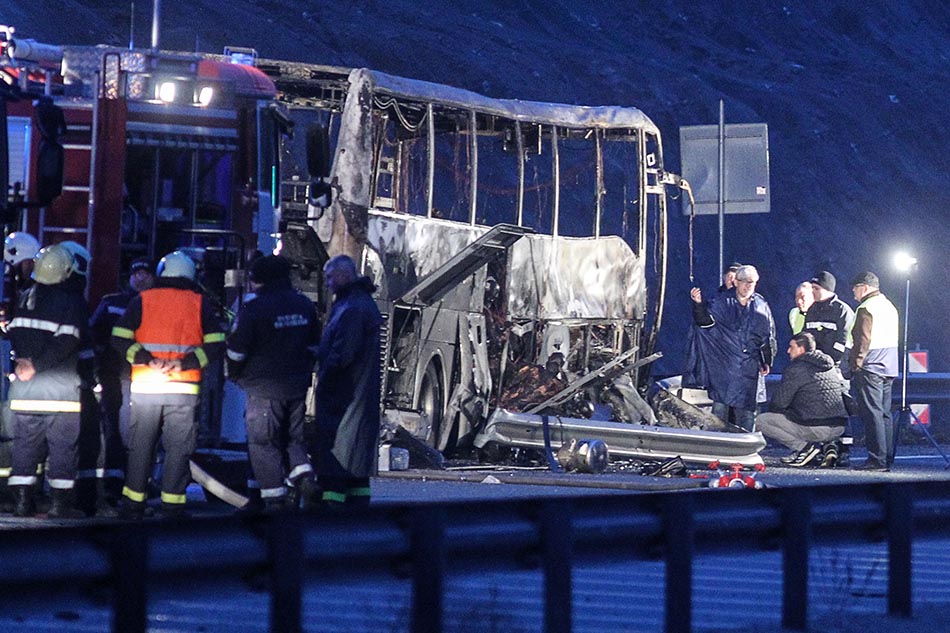Kebakaran Bus di Bulgaria Tewaskan 46 Orang
