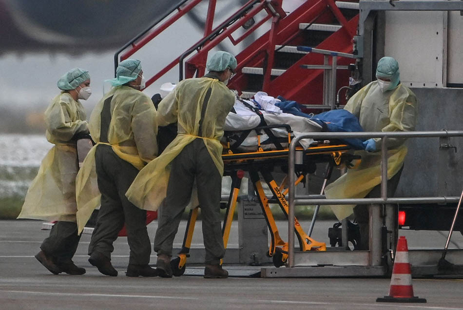 Evakuasi Medis Pasien Covid-19 di Jerman
