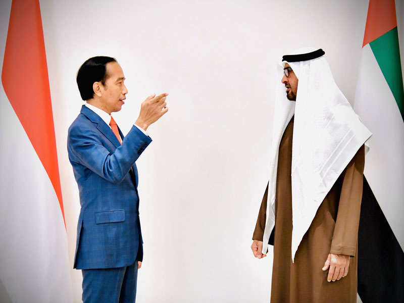 Presiden Jokowi Tiba Di Istana Al-Shatie