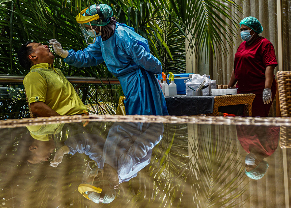 Tes PCR Covid-19 Bagi Tamu Undangan Pembukaan Peparnas