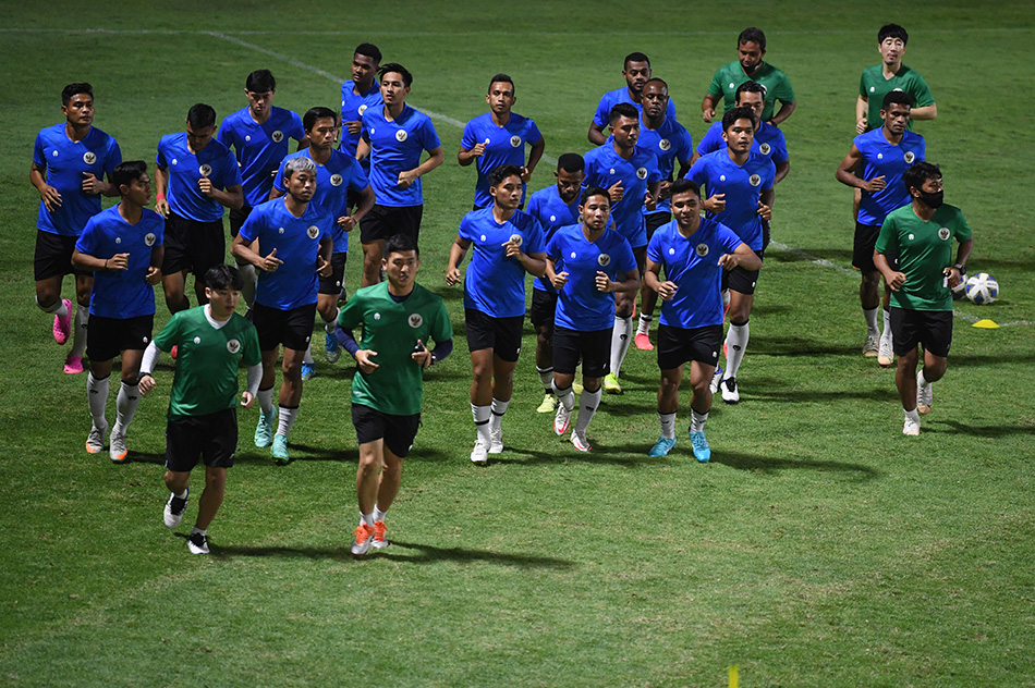 Latihan Timnas Indonesia