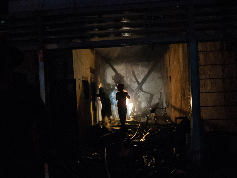 Kebakaran Di Pemukiman Padat Penduduk